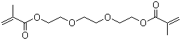 structure of CAS# 109-16-0, Triethylene glycol dimethacrylate;2,2'-Ethylenedioxydiethyl dimethacrylate; Ethane-1,2-diylbis(oxyethane-2,1-diyl) bis(2-methylacrylate)