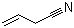 structure of CAS# 109-75-1, 3-Butenenitrile;Allyl cyanide; Vinylacetonitrile