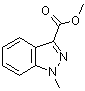 1-Methyl-1H-Indazole-3-carboxylic acid methyl ester molecular structure (CAS 109216-60-6)