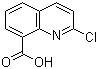 structure of CAS# 1092287-54-1, 2-Chloro-8-quinolinecarboxylic acid