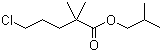 结构式 CAS# 109232-37-3, 5-氯-2,2-二甲基戊酸异丁酯