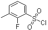 2-Fluoro-3-methylbenzenesulfonyl chloride molecular structure (CAS 1092349-98-8)