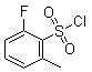 2-Fluoro-6-methylbenzenesulfonyl chloride molecular structure (CAS 1092350-02-1)