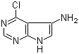结构式 CAS# 1092352-49-2, 4-氯-7H-吡咯并[2,3-d]嘧啶-5-胺