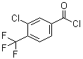 3-Chloro-4-(trifluoromethyl)benzoyl chloride molecular structure (CAS 1092460-77-9)