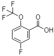 5-Fluoro-2-(trifluoromethoxy)benzoic acid molecular structure (CAS 1092460-83-7)