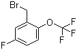 2-(溴甲基)-4-氟-1-(三氟甲氧基)苯分子结构 (CAS 1092460-88-2)