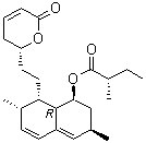 alpha,beta-Dehydrolovastatin molecular structure (CAS 109273-98-5)