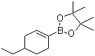 4-Ethylcyclohex-1-enboronic acid pinacol ester molecular structure (CAS 1092938-90-3)