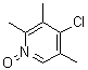4-Chloro-2,3,5-trimethylpyridine 1-oxide molecular structure (CAS 109371-20-2)