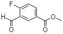 结构式 CAS# 1093865-65-6, 4-氟-3-甲酰基苯甲酸甲酯
