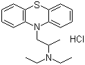盐酸乙丙嗪分子结构 (CAS 1094-08-2)