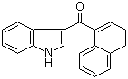 1H-Indol-3-yl-1-naphthalenylmethanone molecular structure (CAS 109555-87-5)