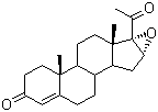 16a,17a-Epoxyprogesterone molecular structure (CAS 1097-51-4)