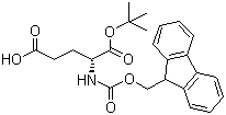 N-(9-Fluorenylmethyloxycarbonyl)-D-glutamic acid 1-tert-butyl ester molecular structure (CAS 109745-15-5)