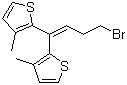 structure of CAS# 109857-81-0, 2,2'-(4-Bromo-1-butenylidene)bis[3-methylthiophene]