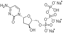 structure of CAS# 109909-44-6, 2'-Deoxycytidine-5'-triphosphate trisodium salt