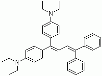 1,1-Bis(4-diethylaminophenyl)-4,4-diphenyl-1,3-butadiene molecular structure (CAS 109995-82-6)