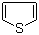 Thiophene molecular structure (CAS 110-02-1)