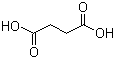 丁二酸分子结构 (CAS 110-15-6)
