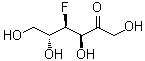 4-Deoxy-4-fluoro-D-fructose molecular structure (CAS 110009-31-9)
