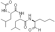 Calpain inhibitor I molecular structure (CAS 110044-82-1)
