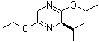 (R)-2,5-Dihydro-3,6-diethoxy-2-isopropylpyrazine molecular structure (CAS 110117-71-0)