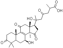 Ganoderic acid N molecular structure (CAS 110241-19-5)