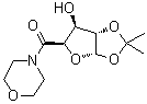 (5S)-4,5-O-(1-Methylethylidene)-1-C-4-morpholinyl-D-xylo-pentodialdo-5,2-furanose molecular structure (CAS 1103738-19-7)