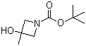 tert-Butyl 3-hydroxy-3-methylazetidine-1-carboxylate molecular structure (CAS 1104083-23-9)