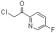 structure of CAS# 1104606-44-1, 2-Chloro-1-(5-fluoro-2-pyridinyl)ethanone