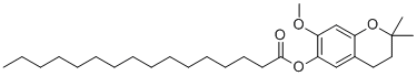 7-Methoxy-2,2-dimethylchroman-6-yl palmitate molecular structure (CAS 1105025-85-1)