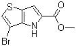 3-Bromo-4H-thieno[3,2-b]pyrrole-5-carboxylic acid methyl ester molecular structure (CAS 1105187-36-7)