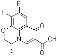 (R)-9,10-Difluoro-3-methyl-7-oxo-3,7-dihydro-2H-[1,4]oxazino[2,3,4-ij]quinoline-6-carboxylic acid molecular structure (CAS 110548-07-7)