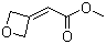 Methyl 2-(oxetan-3-ylidene)acetate molecular structure (CAS 1105665-34-6)