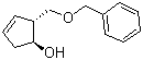 structure of CAS# 110567-21-0, (1S-trans)-2-[(Phenylmethoxy)methyl]-3-cyclopenten-1-ol;Entecavir inter-7