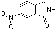 6-Nitroisoindoline-1-one molecular structure (CAS 110568-64-4)