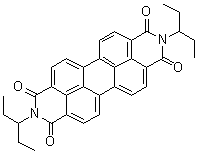 2,9-Bis(1-ethylpropyl)anthra[2,1,9-def:6,5,10-d'e'f']diisoquinoline-1,3,8,10(2H,9H)-tetrone molecular structure (CAS 110590-81-3)