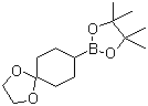 1,4-Dioxaspiro[4.5]decane-8-boronic acid pinacol ester molecular structure (CAS 1106871-37-7)