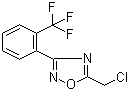 5-Chloromethyl-3-(2-trifluoromethylphenyl)-[1,2,4]oxadiazole molecular structure (CAS 110704-47-7)
