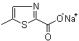Sodium 5-methylthiazole-2-carboxylate molecular structure (CAS 1107062-31-6)