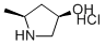 structure of CAS# 1107658-76-3, (3R,5S)-5-Methylpyrrolidin-3-ol hydrochloride
