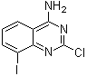 2-Chloro-8-iodo-4-quinazolinamine molecular structure (CAS 1107694-87-0)