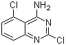 structure of CAS# 1107695-06-6, 2,5-Dichloro-4-quinazolinamine