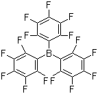 结构式 CAS# 1109-15-5, 三(五氟苯基)硼烷