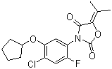 Pentoxazone molecular structure (CAS 110956-75-7)