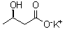 Potassium R-3-hydroxybutyrate molecular structure (CAS 110972-51-5)