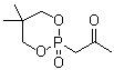 2-Acetonyl-5,5-dimethyl-2-oxo-1,3,2-dioxaphosphorinane molecular structure (CAS 111011-80-4)