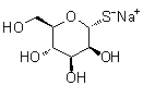 1-Thio-alpha-D-mannopyranose monosodium salt molecular structure (CAS 111057-34-2)