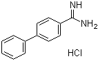 [1,1'-Biphenyl]-4-carboximidamide monohydrochloride molecular structure (CAS 111082-23-6)